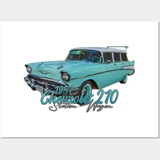 1957 Chevrolet 210 Station Wagon Posters and Art